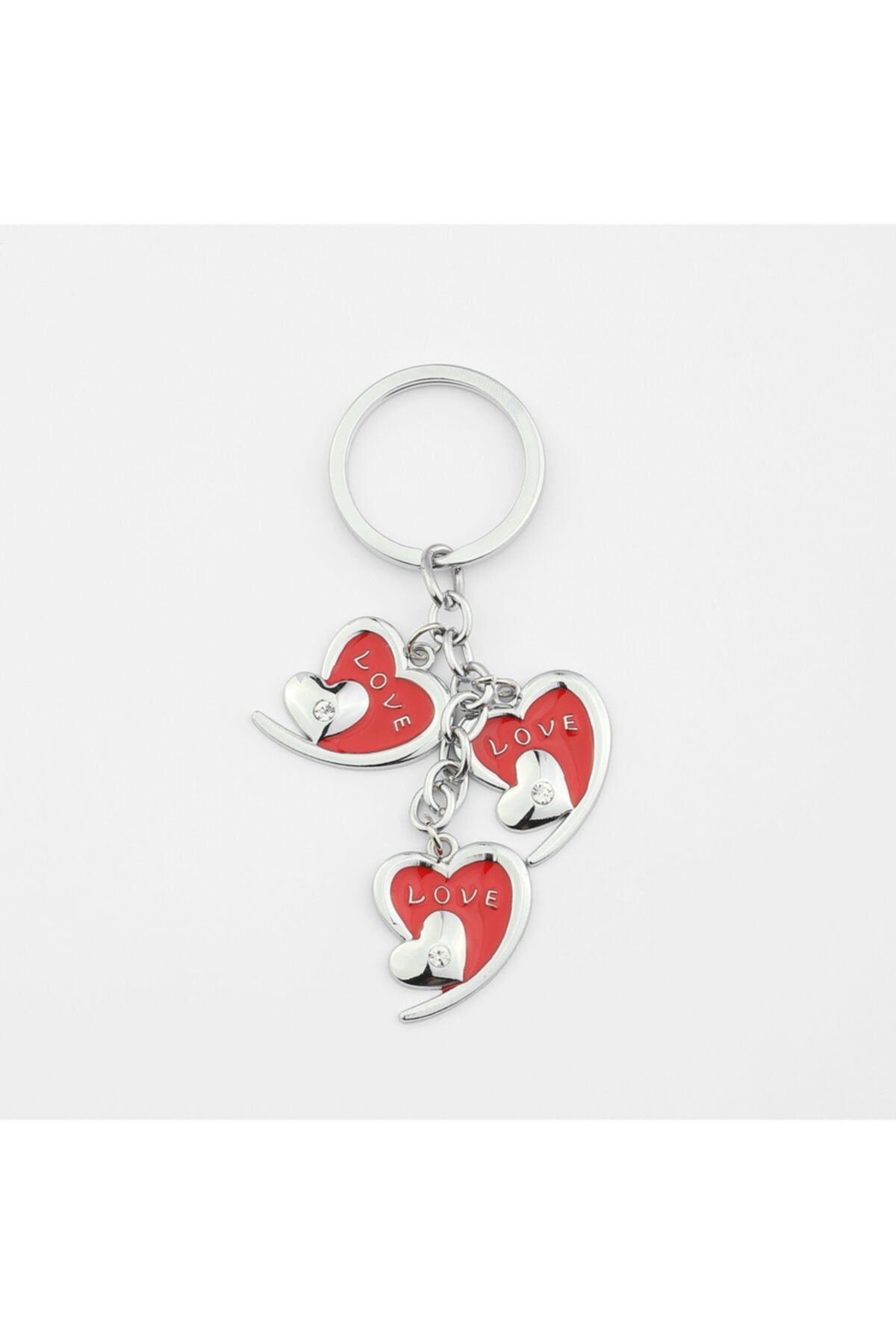 Kalpli Taşlı Anahtarlık