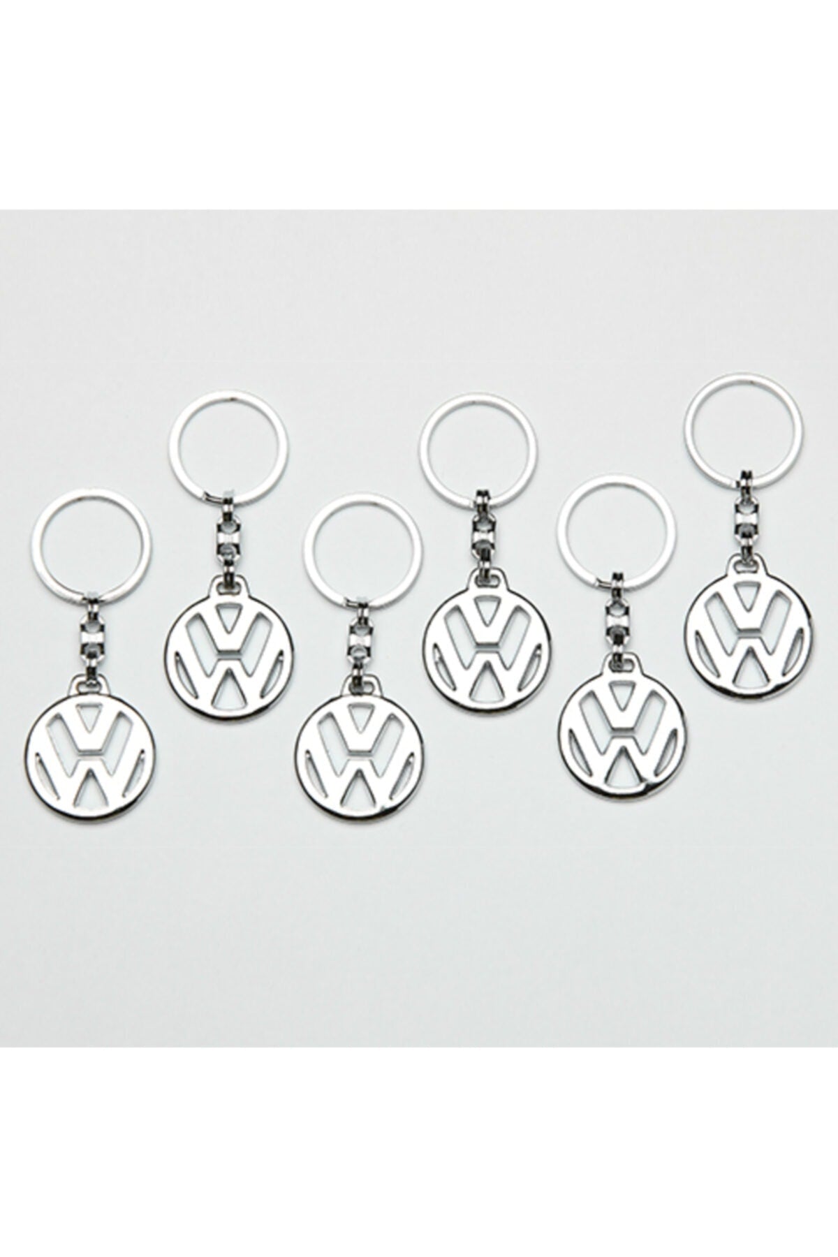 Volkswagen Gümüş Rengi Anahtarlık 6 Adet