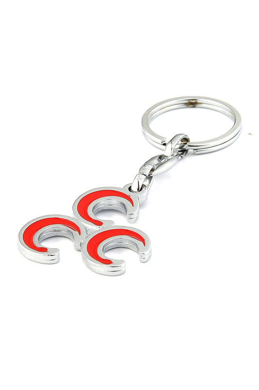 Üç Hilal Kırmızı Metal Anahtarlık ''NewLifePromosyon'' MDL384