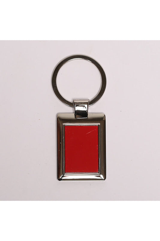 Kırmızı Çelik Anahtarlık