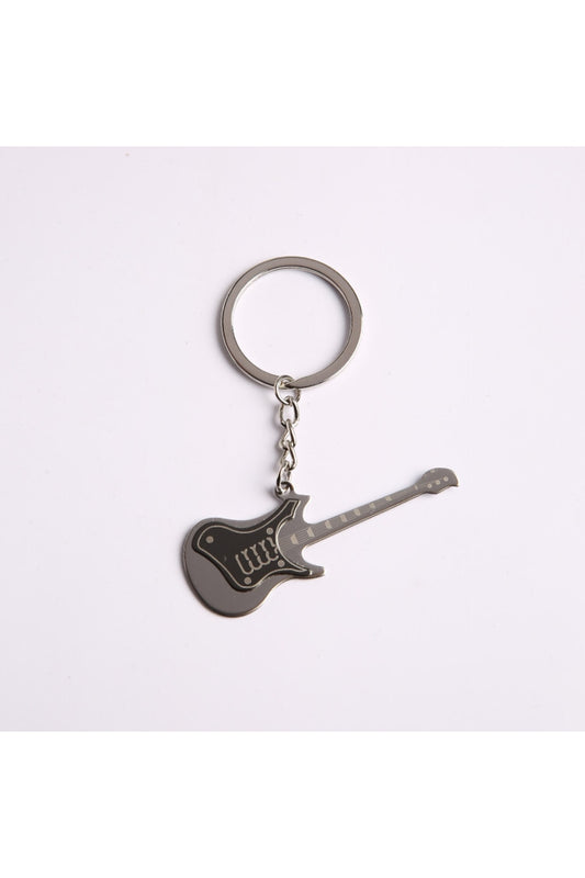 Gitar Tasarımlı Çelik Anahtarlık