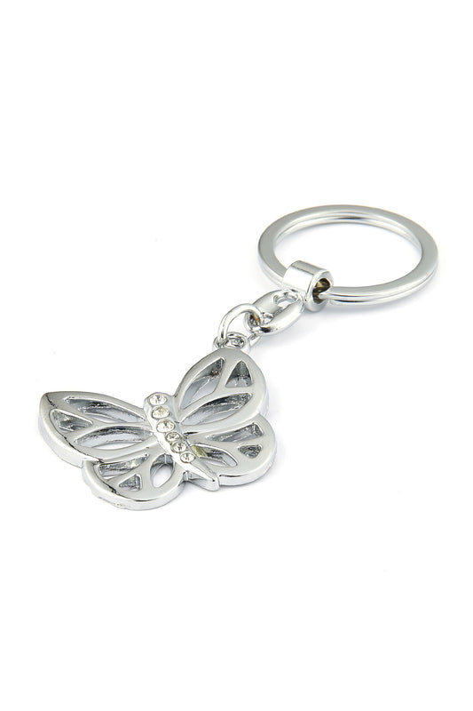 Taşlı Kelebek Tasarımlı Anahtarlık ''NewLifePromosyon'' MDL516