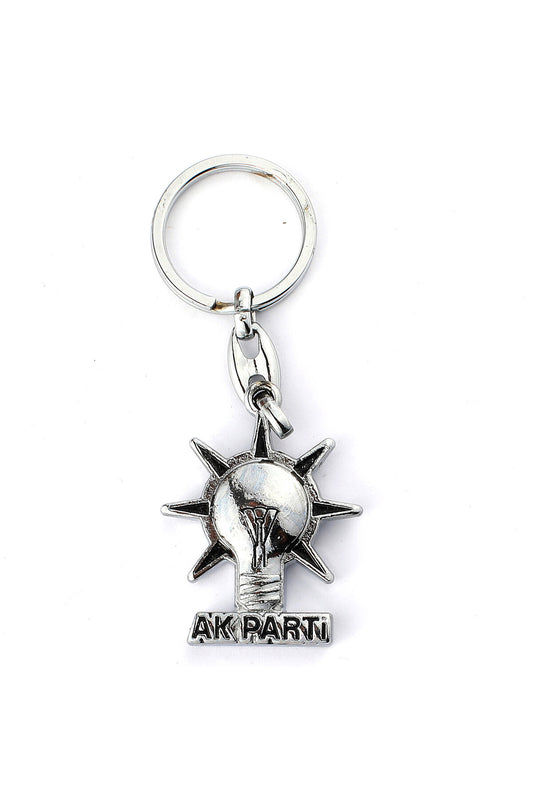 Ak Parti Ampül Tasarımlı Anahtarlık ''NewLifePromosyon'' MDL59