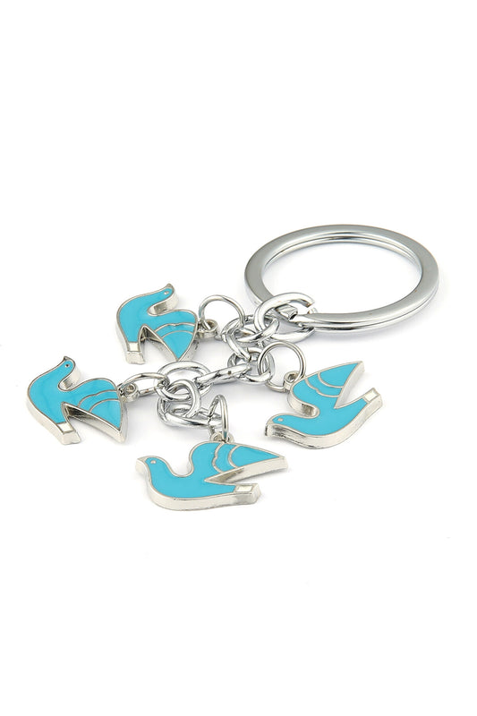 Mavi Uçan Kuşlar Tasarımlı Anahtarlık ''NewLifePromosyon'' MDL521