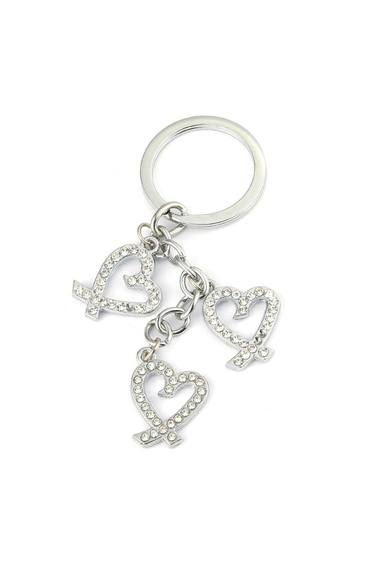 Taşlı Kalp Tasarımlı Anahtarlık ''NewLifePromosyon'' MDL304