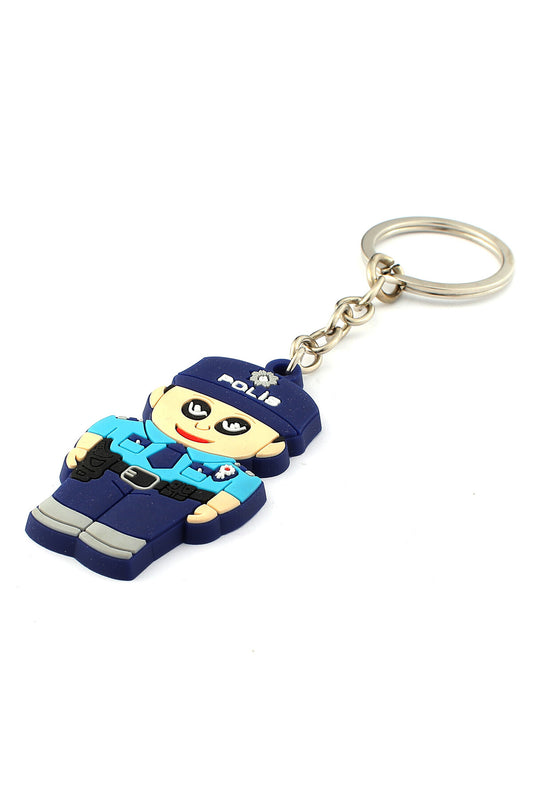(bay) Polis Figür Tasarımlı Anahtarlık ''newlifepromosyon'' Mdl141