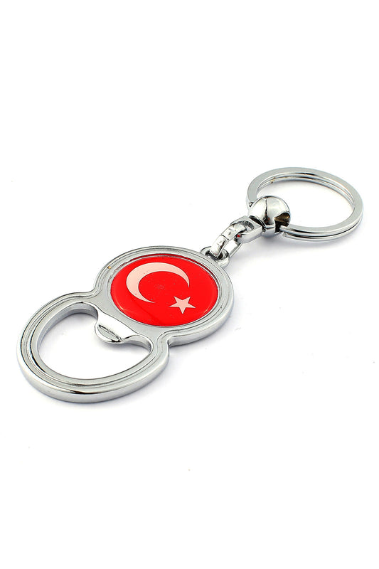 Ay Yıldız Logolu Açacaklı Anahtarlık ''NewLifePromosyon''