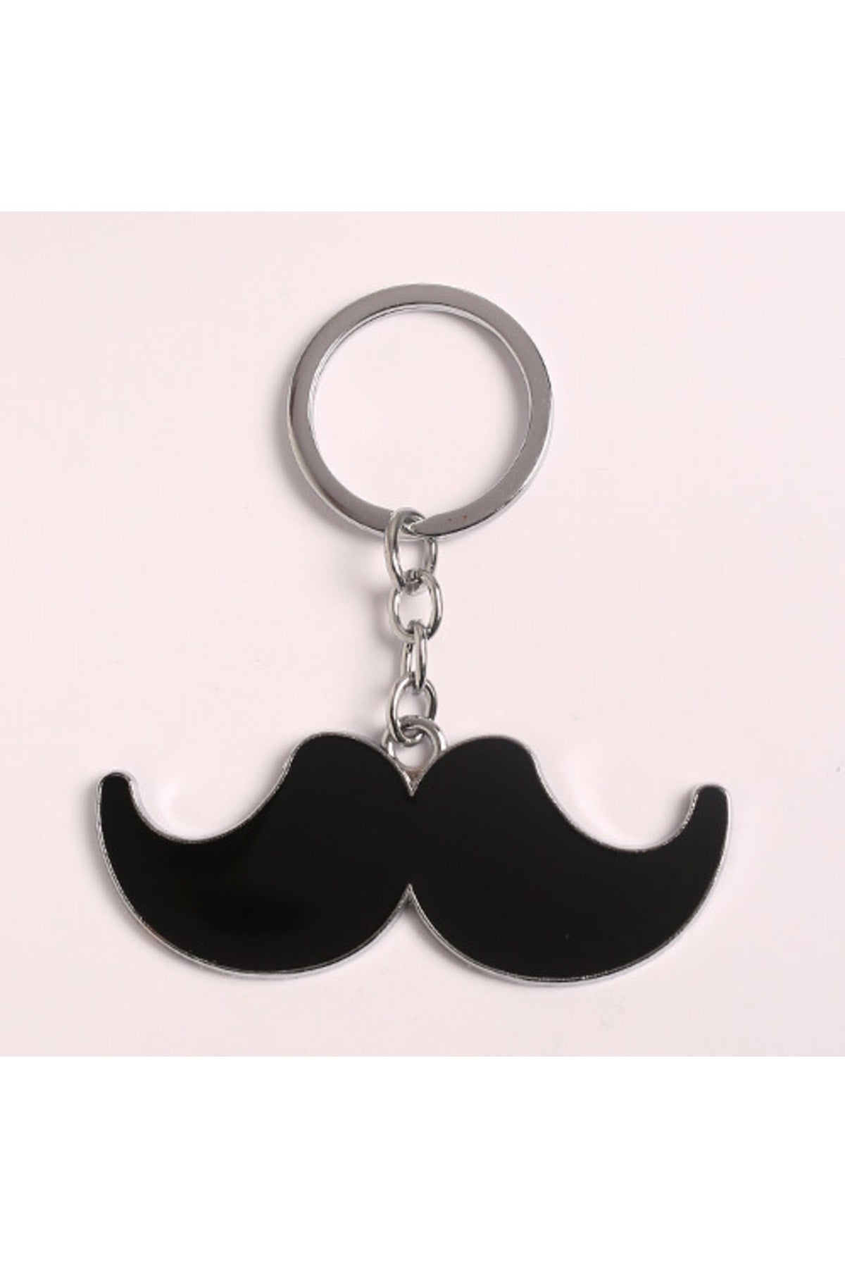 Bıyık Tasarımlı Metal Anahtarlık