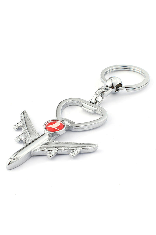 Thy Logo Tasarımlı Yada Boş Logolu Uçak Figürlü Anahtarlık ''NewLifePromosyon'' MDL50