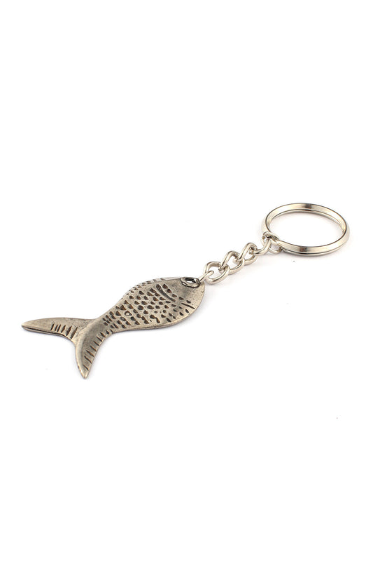 Eskitme Balık Tasarımlı Anahtarlık ''NewLifePromosyon'' MDL494