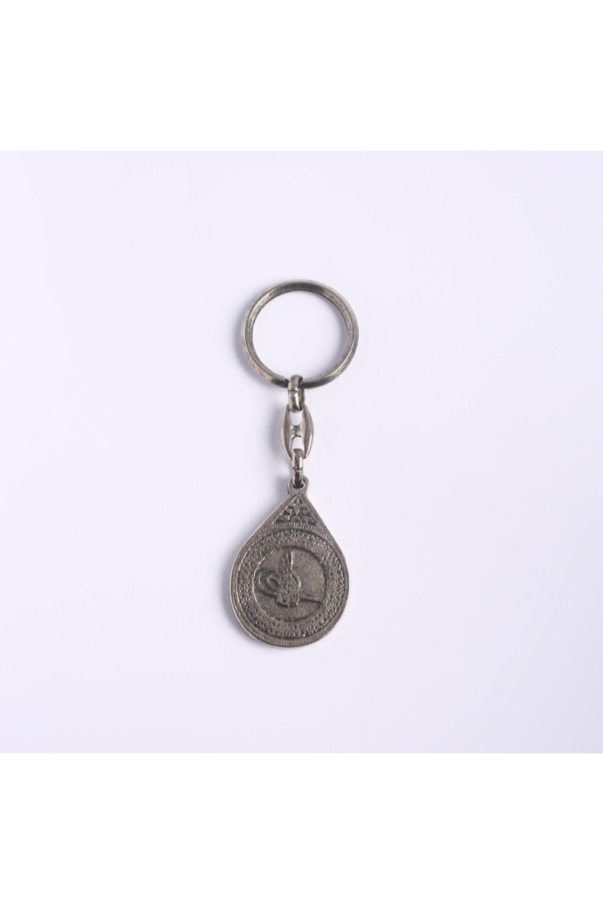 Osmanlı Tuğra Tasarımlı Metal-krom Anahtarlık
