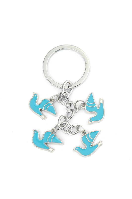 Mavi Uçan Kuşlar Tasarımlı Anahtarlık ''NewLifePromosyon'' MDL521