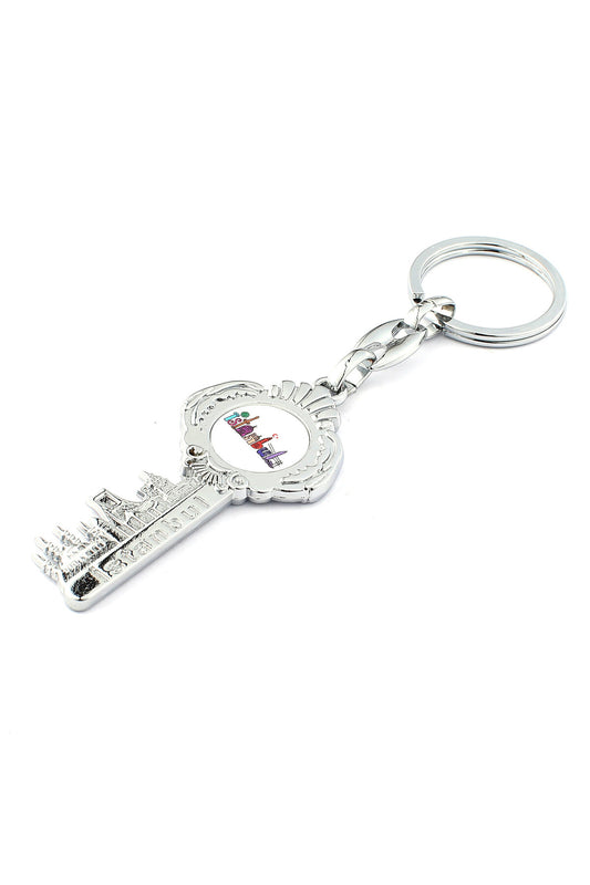 İstanbul Silüetli İstanbul Yazılı Ve Anahtar Tasarımlı Anahtarlık ''NewLifePromosyon'' MDL94