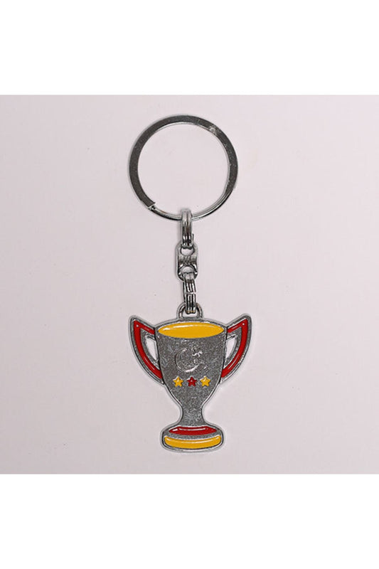 Kupa Figürlü Gümüş Rengi Anahtarlık