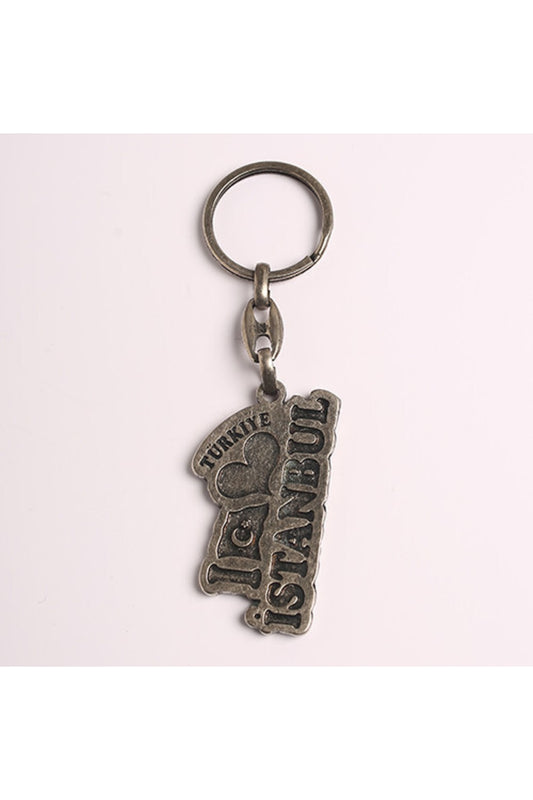 I Lotürkiye-istanbul Eskitme Anahtarlık