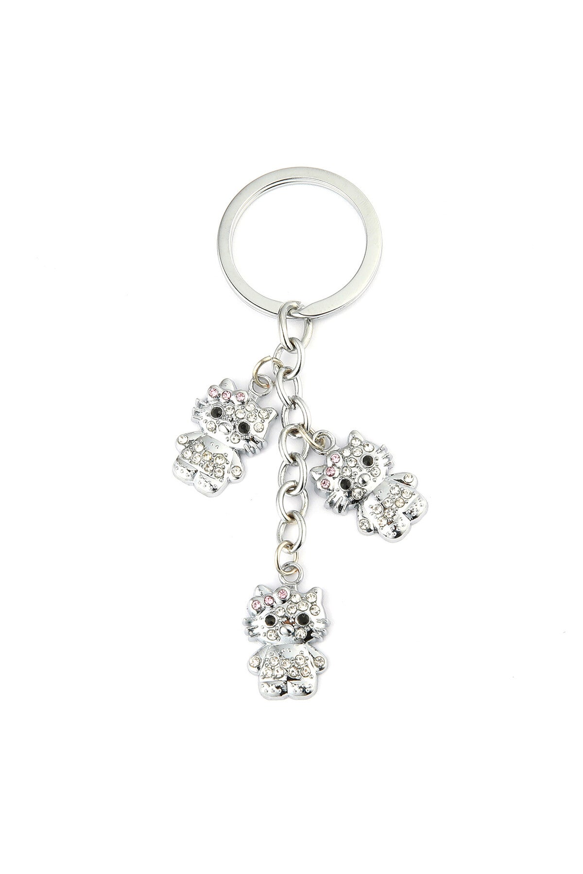 Taşlı Kedi Fügürlü Anahtarlık ''NewLifePromosyon'' MDL321