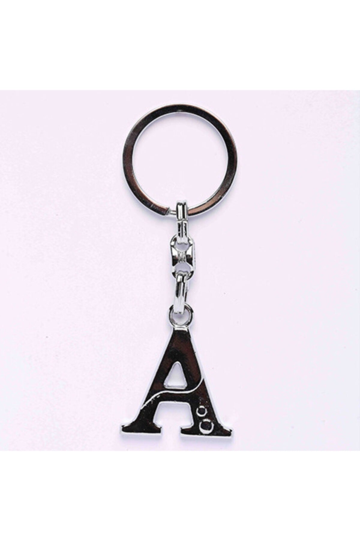 Metalik Krom Ve Harf Anahtarlık