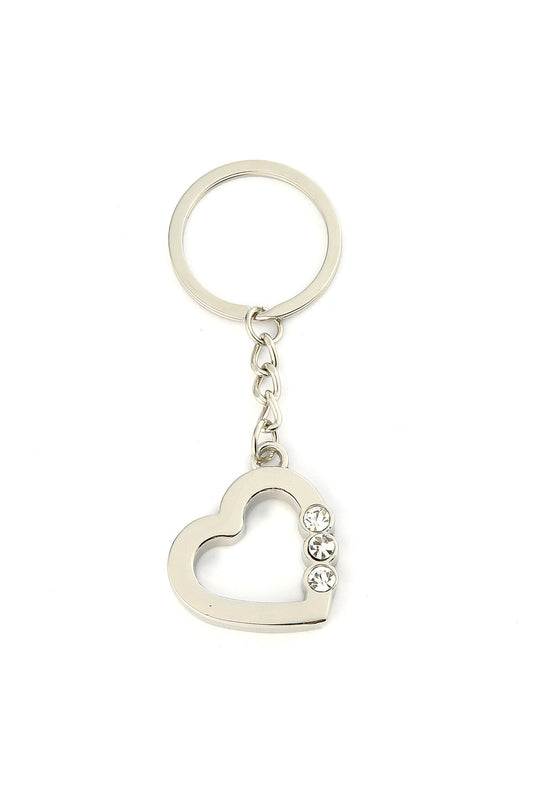 Taşlı Kalp Tasarımlı Anahtarlık ''NewLifePromosyon'' MDL405