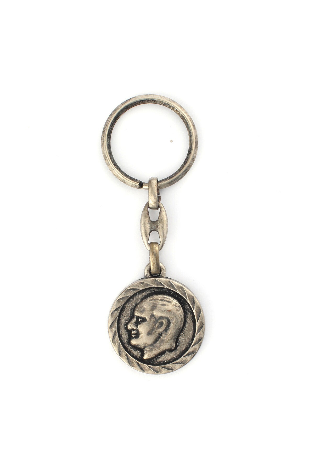 Eskitme Atatürk Siluet Tasarımlı Anahtarlık ''NewLifePromosyon'' MDL500