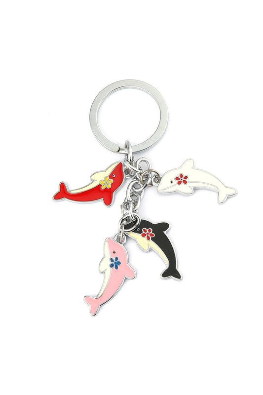 Renkli Yunus Balığı Tasarımlı Anahtarlık ''NewLifePromosyon'' MDL548