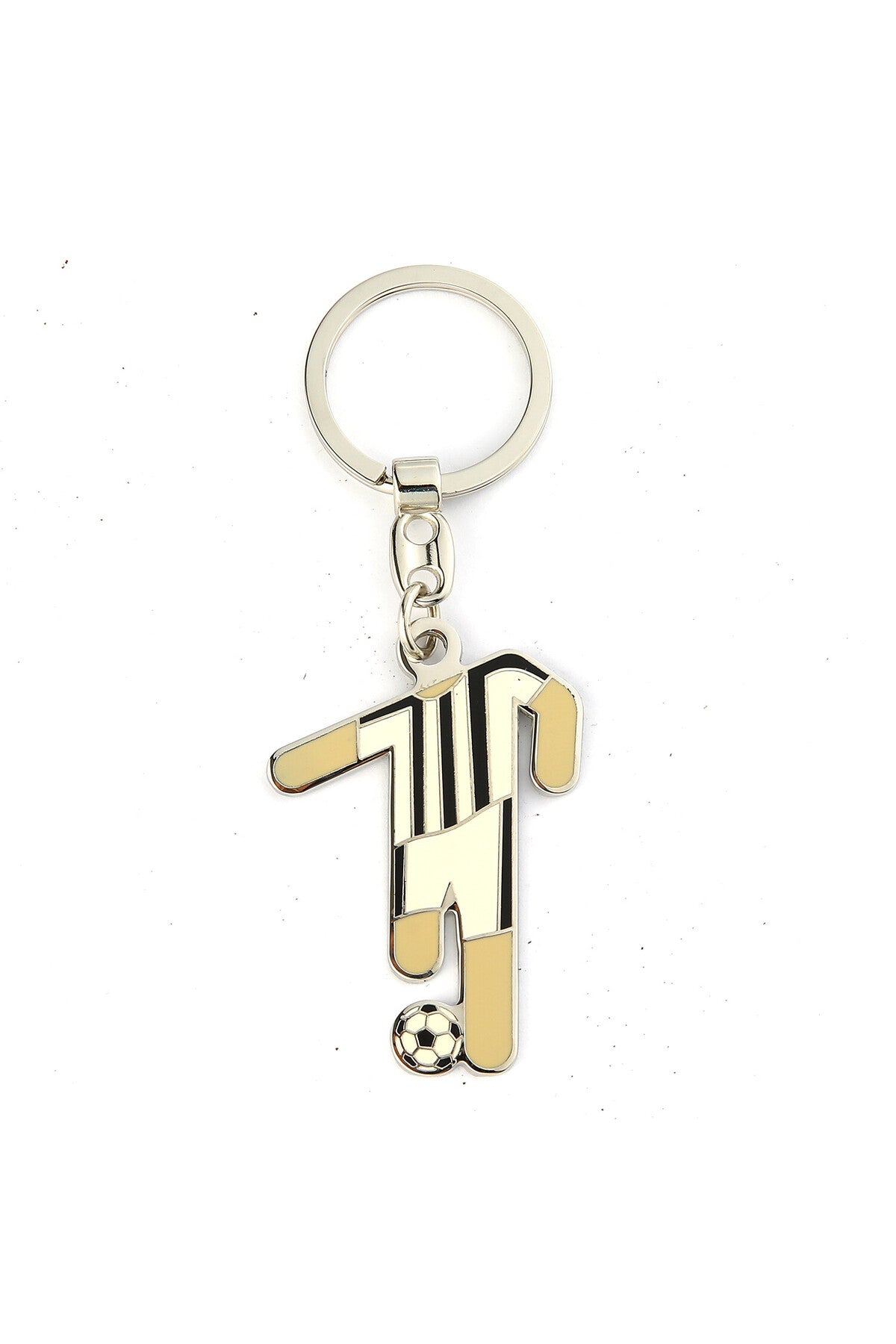 Siyah Beyaz Futbolcu Tasarımlı Anahtarlık ''NewLifePromosyon'' MDL360
