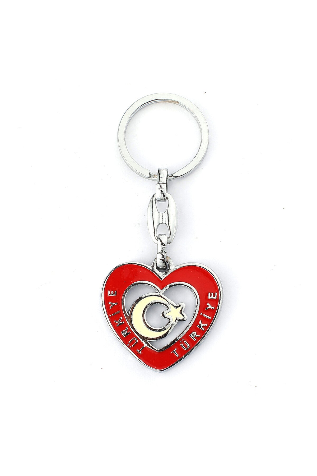 Türkiye Yazılı Ay Yıldız Temalı Anahtarlık ''NewLifePromosyon'' MDL72