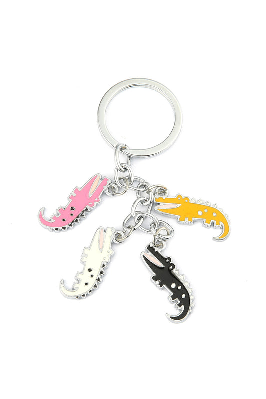 Renkli Timsahlar Tasarımlı Anahtarlık ''NewLifePromosyon'' MDL525