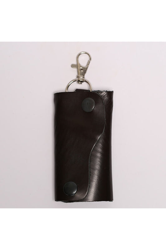 Deri Siyah Anahtarlık