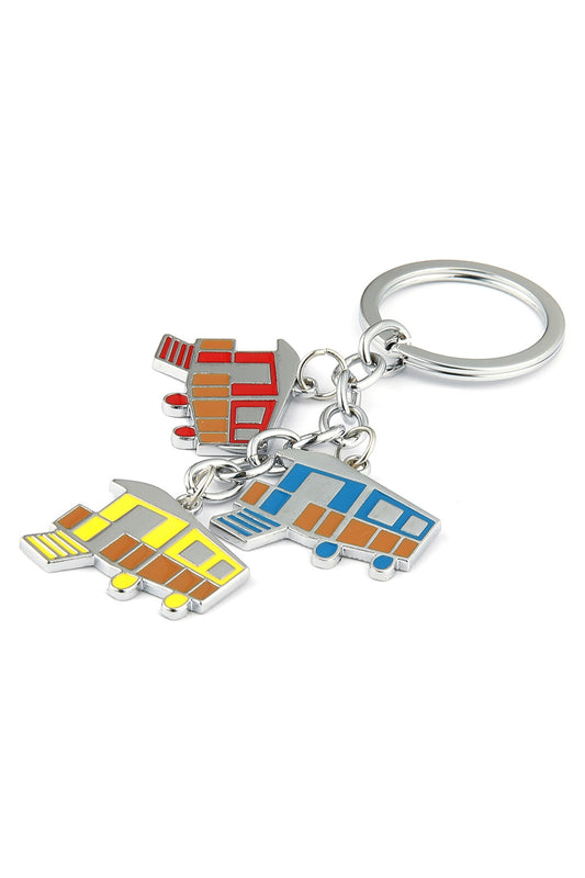 Renkli Karavan Tasarımlı Anahtarlık ''NewLifePromosyon'' MDL331