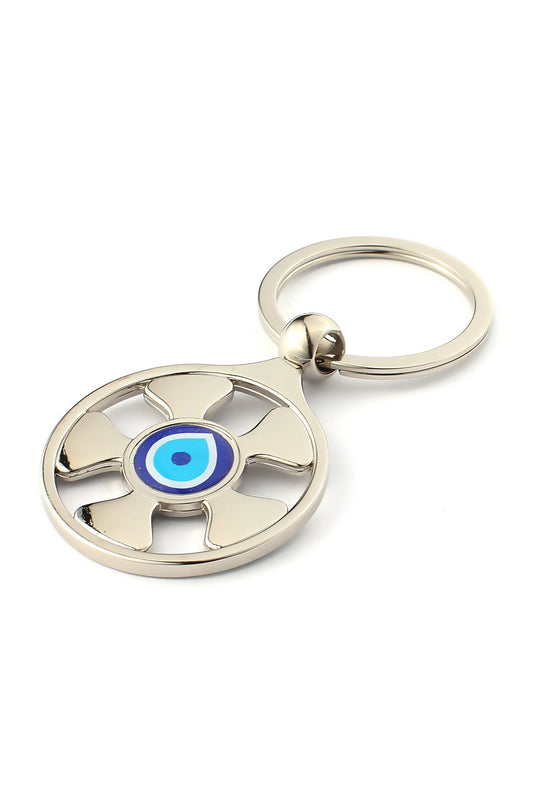 Nazar Boncuğu Damla Logolu Logosuz Anahtarlık ''NewLifePromosyon'' MDL127