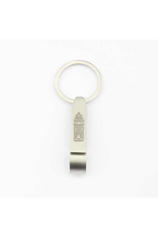 Bottle Opener Galata Tower Design Keychain