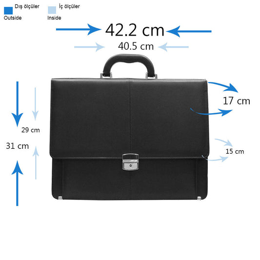 NewLife 318, Pu-Leather Briefcase