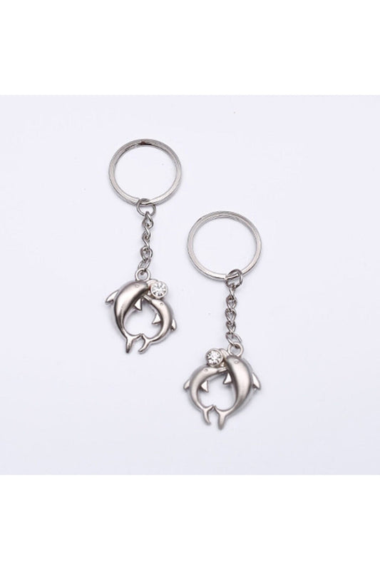 Lover Themed Metal Keychain