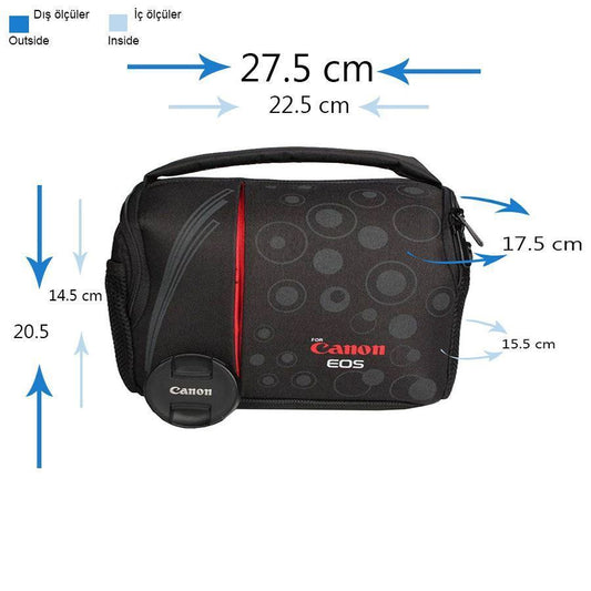 Canon Profesyonel Fotoğraf Makinesi Çantası
