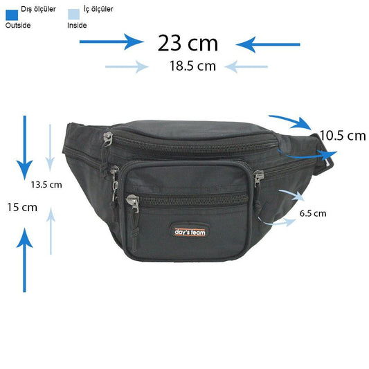 CH EBC17 Kumaş Körüklü Bel Çantası