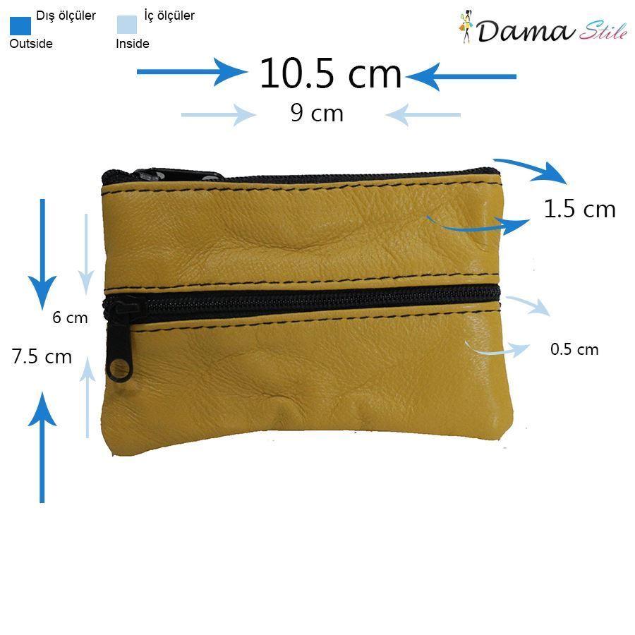 Dama Stile Small Coin Purchase, Wallet and Keychain Case