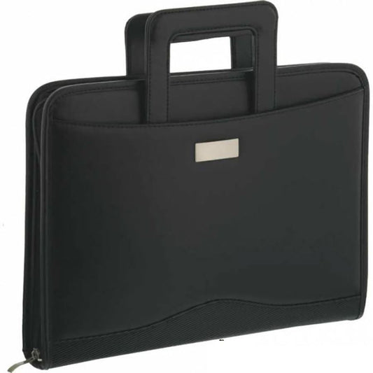 NewLife 201, Leather Briefcase with Elevator Handle
