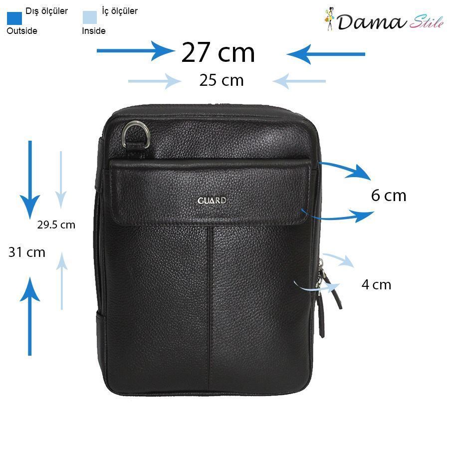 Guard 1756 Orjinal Deri Tablet ve Evrak Çantası