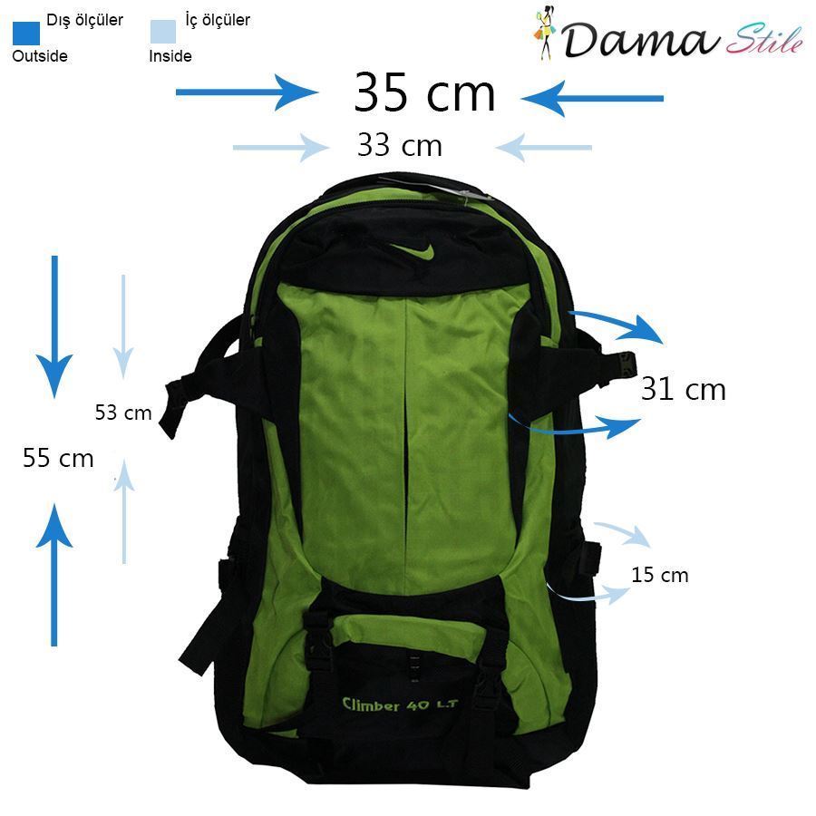 BG 220, 40 LT Dağcı Sırt Çantası