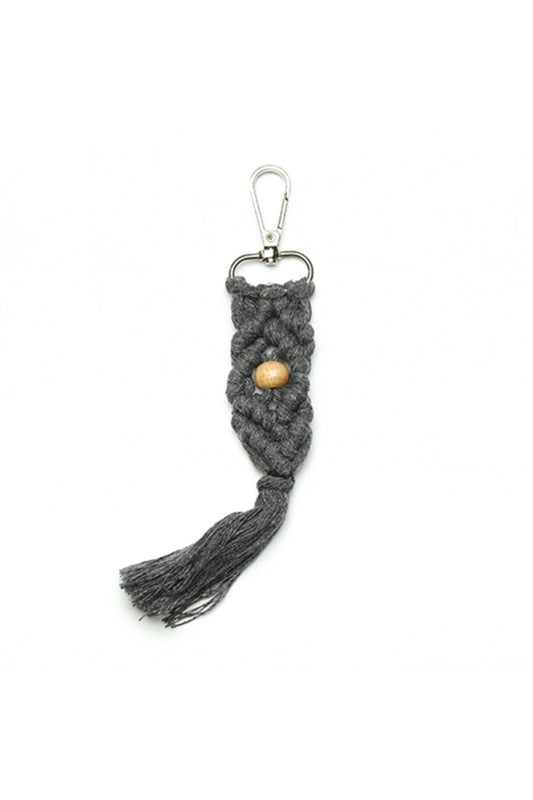 Makrome Anahtarlık ( Gri)