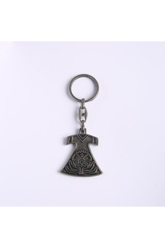 Yenihayat Elbise Desenli Eskitme Tasarım Anahtarlık