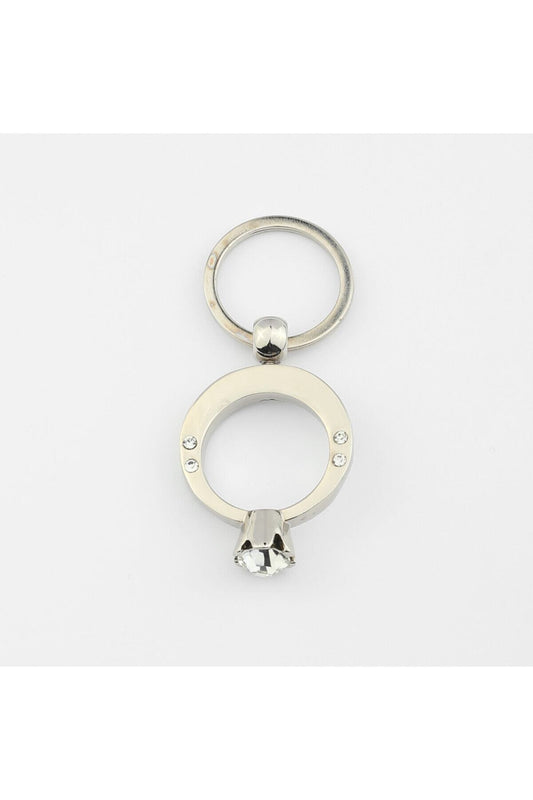 Tek Taş Yüzük Tasarımlı Anahtarlık