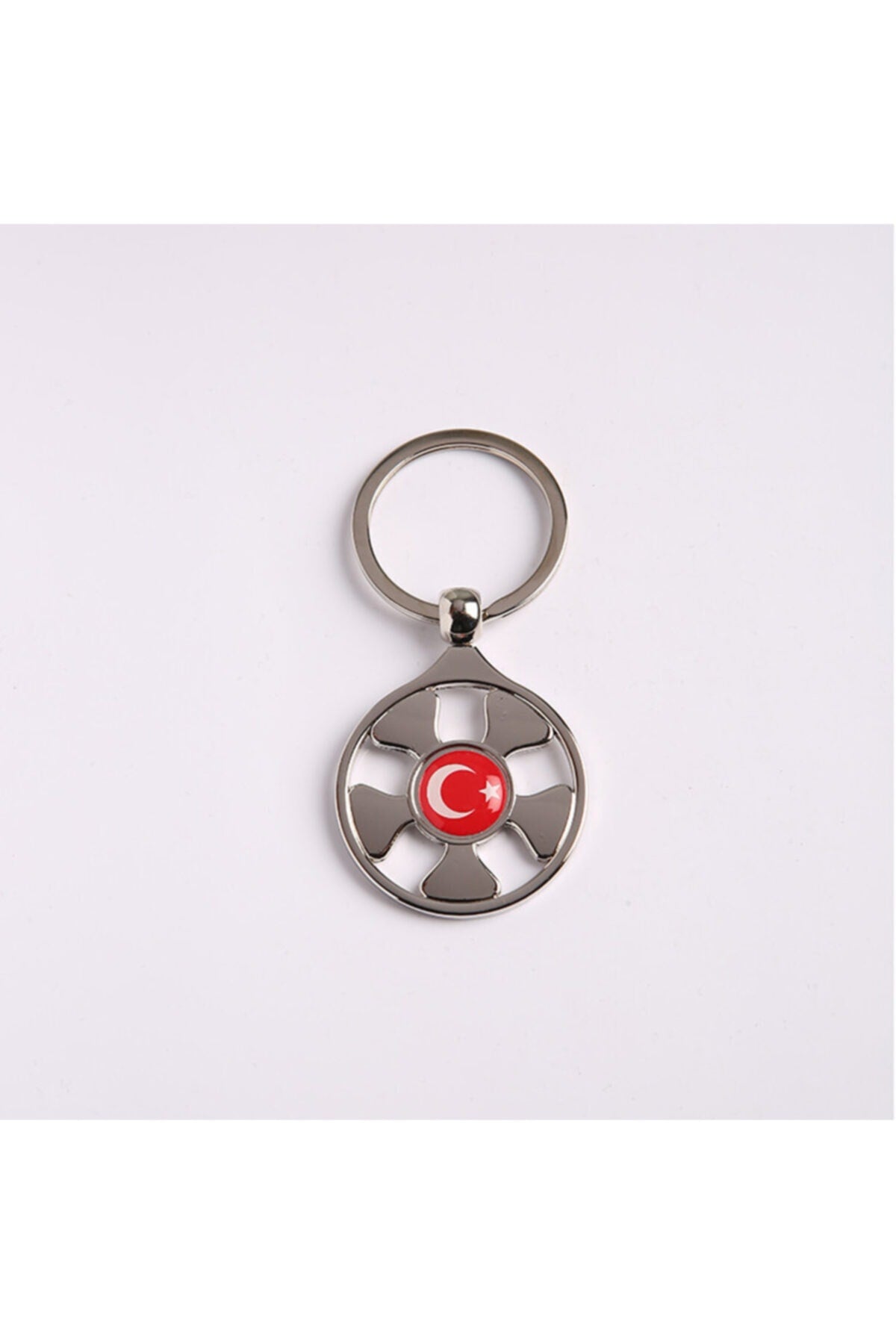 Yenihayat Bayrak Temalı Çelik Anahtarlık