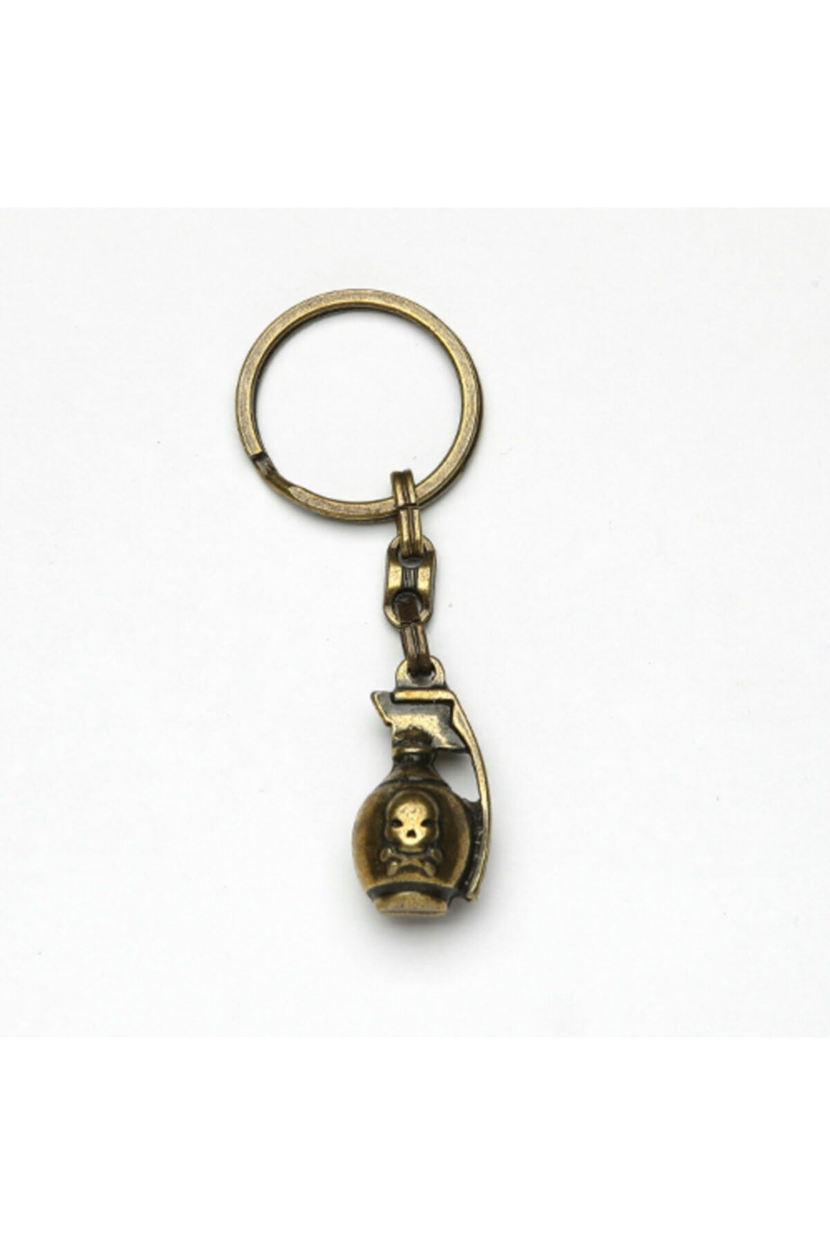 El Bombası Figürlü Anahtarlık (prinç Kaplama)