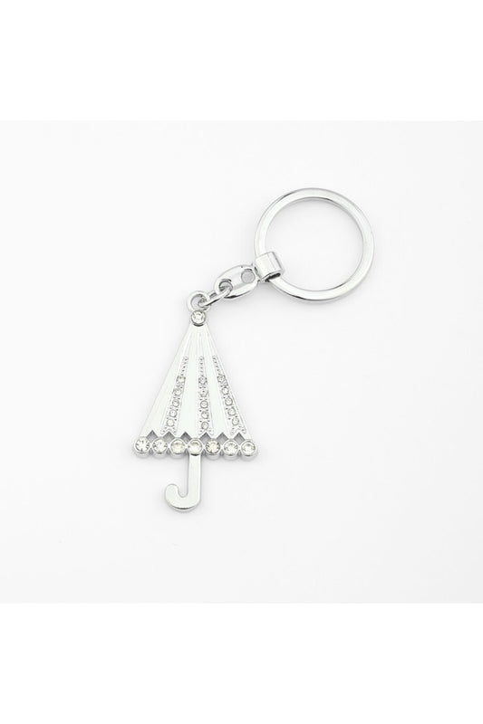 Taşlı Şemsiye Tasarımlı Şık Anahtarlık