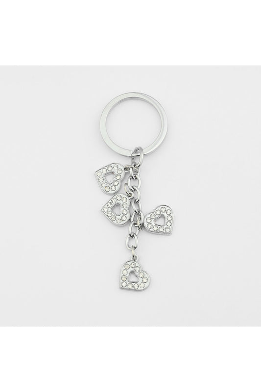 Taşlı Kalpli Anahtarlık