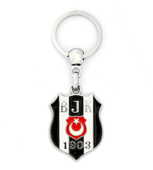 BJK SİYAH BEYAZ TARAFTAR ANAHTARLIK