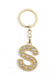 HARF TAŞLI ŞIK ANAHTARLIK GOLD S HARFİ