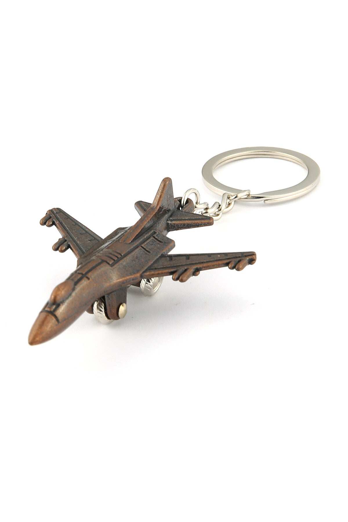 F16 Bronz Savaş Uçağı Tasarımlı Anahtarlık ''NewLifePromosyon'' MDL337