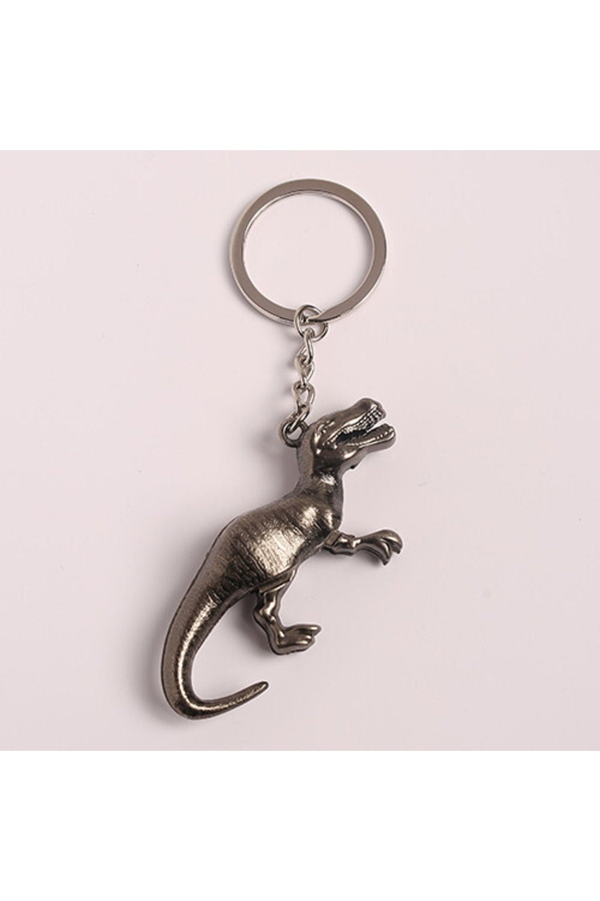 Dinazor Tasarımlı Eskitme Krom Anahtarlık